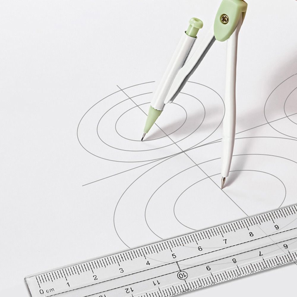 Ruler Set Transparent - Набор из 8 предметов: высококачественные пластиковые