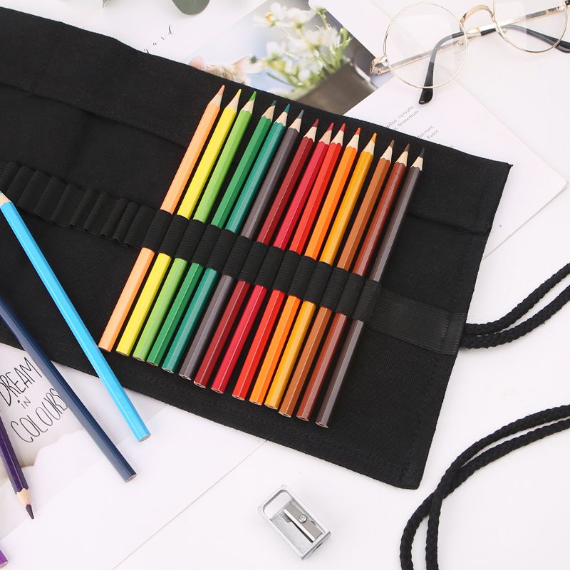 Pen Pouch Roll - Школьный карандаш черного цвета для фотостудии,