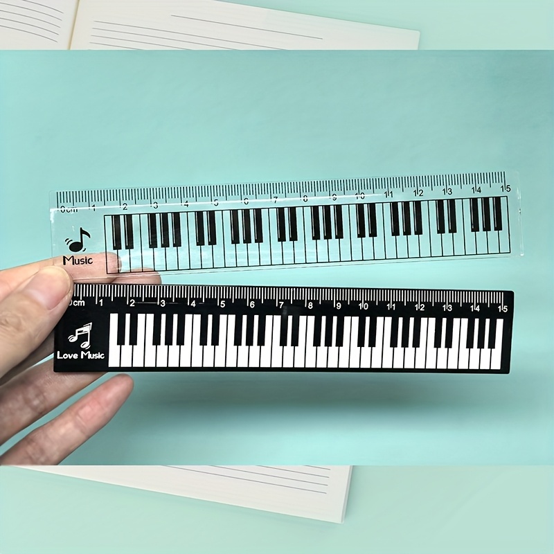 Ruler Set Transparent - Набор из 2-х прозрачных черных линеек