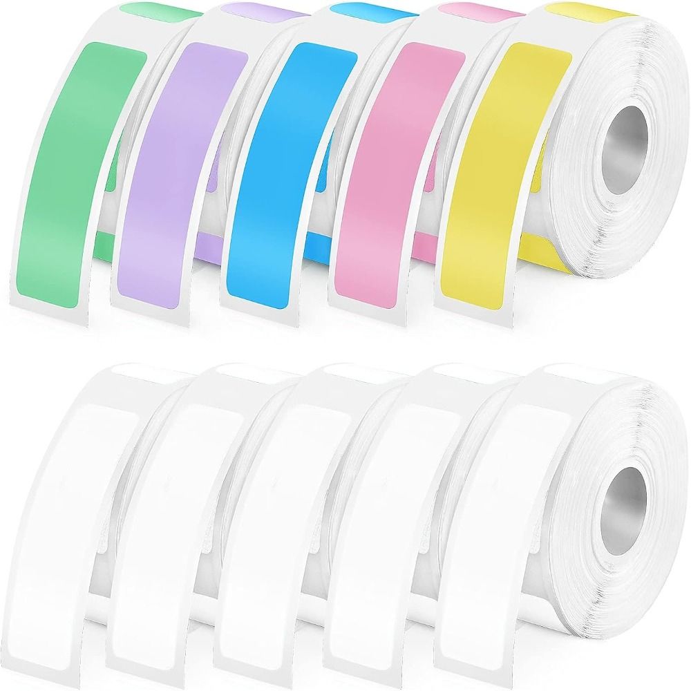 Label Printer Tape - Цветная самоклеящаяся бумага для изготовления этикеток,