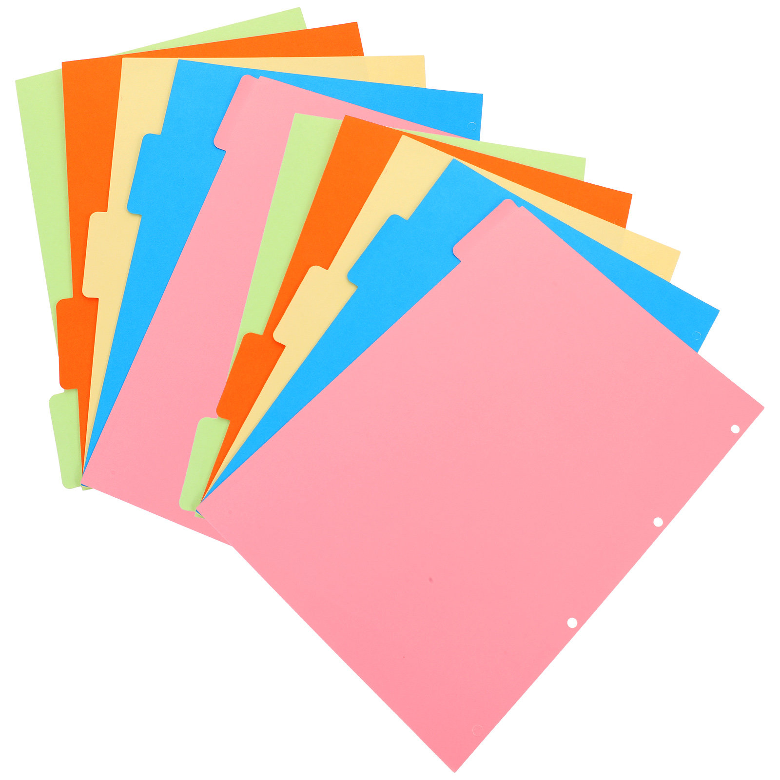 Index Tab Divider - 2 комплекта цветных разделителей для папок,