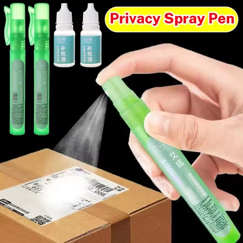 Correction Fluid White - Спрей-ручка для конфиденциальности, высокоэффективный корректор термобумаги,