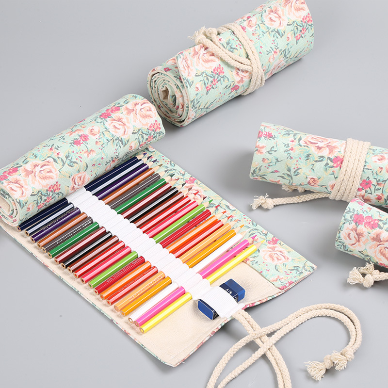 12/24/36/48/72 отверстия, холс – обзор и цена Pen Pouch Roll