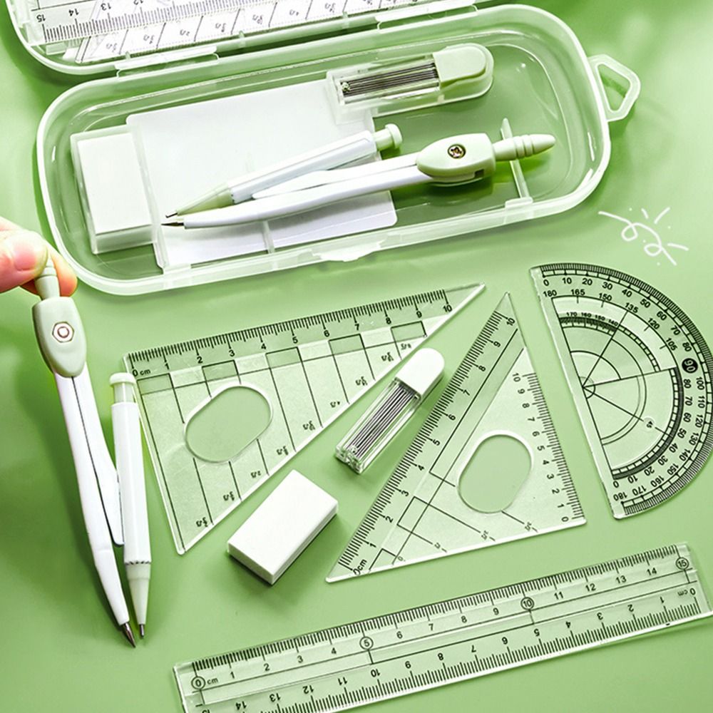 Набор из 8 предметов: высокока – обзор и цена Ruler Set Transparent
