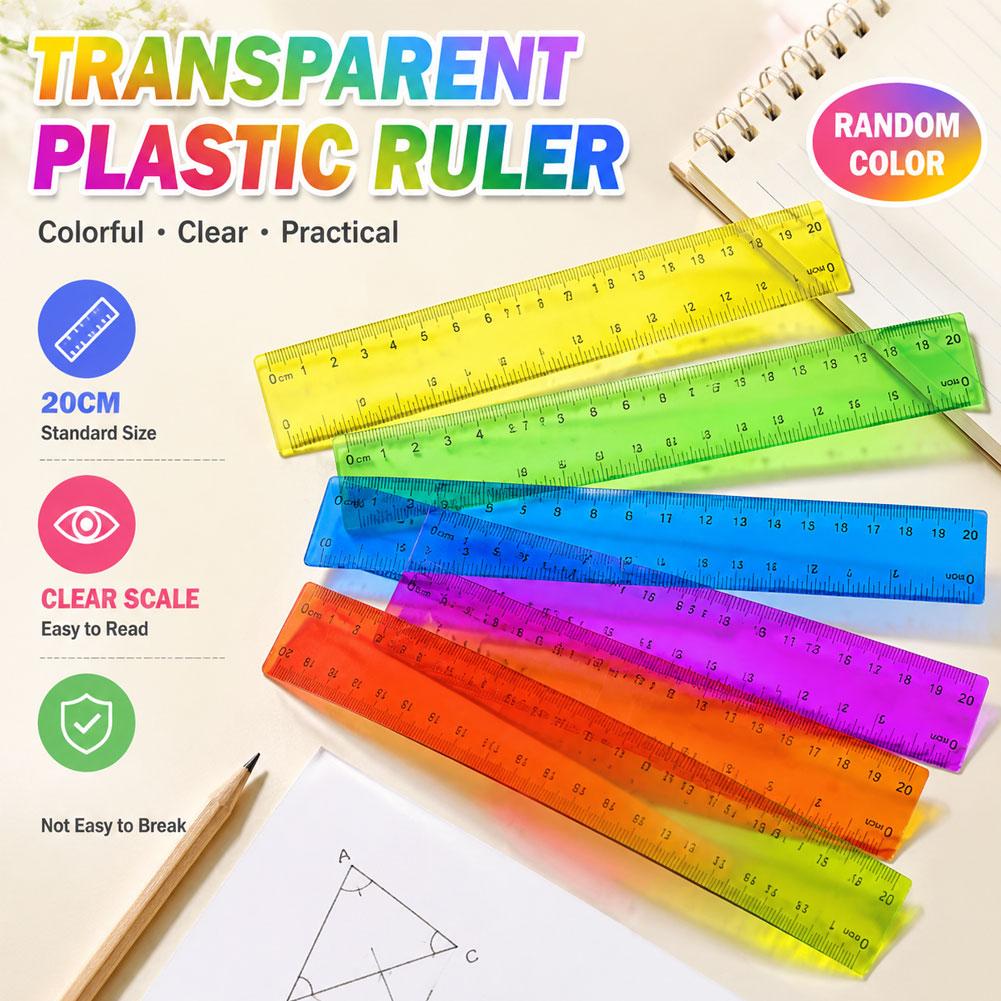 5 шт. пластиковых линеек случа – обзор и цена Ruler Set Transparent