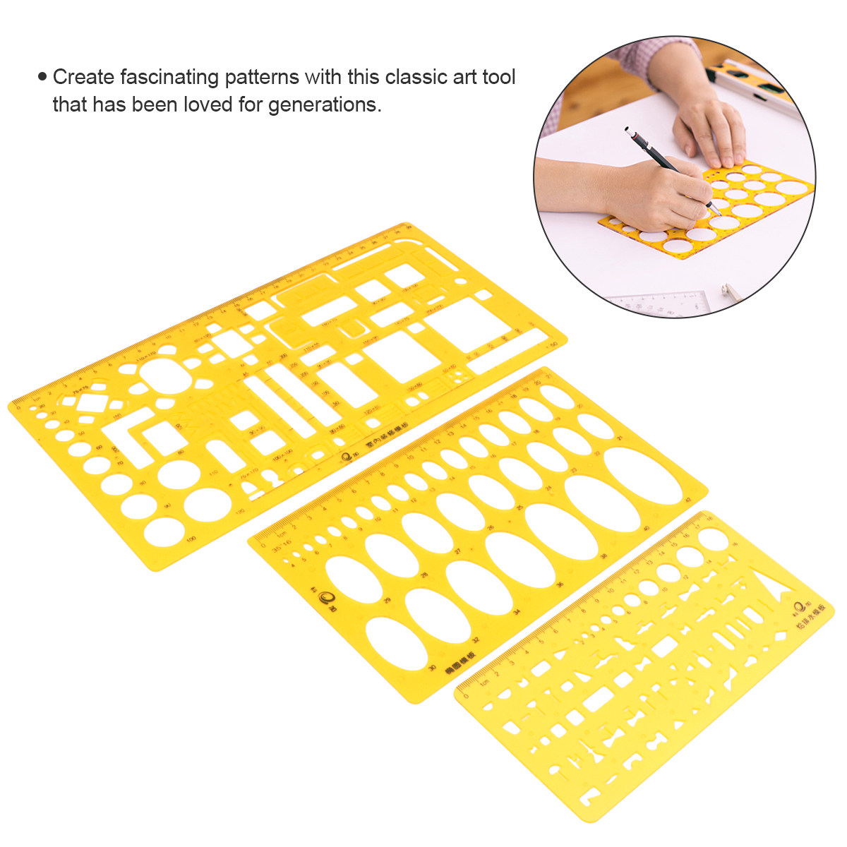 Набор прозрачных оранжевых жес – обзор и цена Ruler Set Transparent