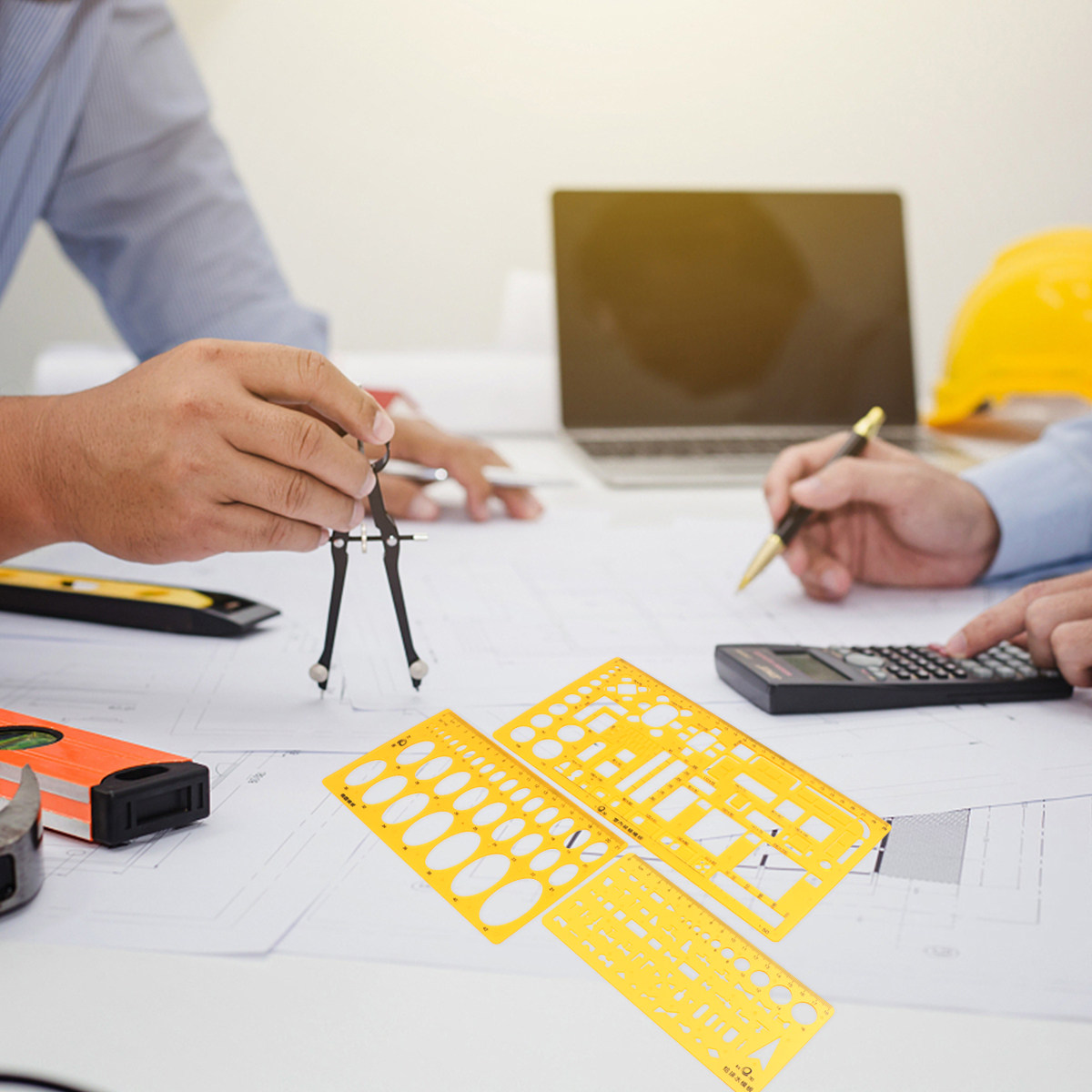 Набор прозрачных оранжевых жес – обзор и цена Ruler Set Transparent