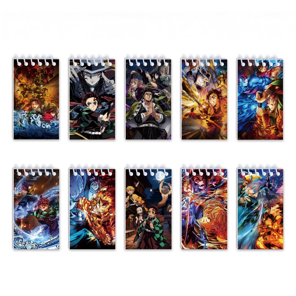 10 шт. блокнотов Demon Slayer. – обзор и цена Supply Of Office Stationery